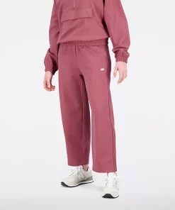 New Balance Athletics Remastered Textured Doubleknit Pant Washed Burgundy