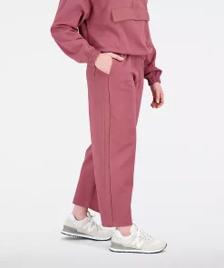 New Balance Athletics Remastered Textured Doubleknit Pant Washed Burgundy