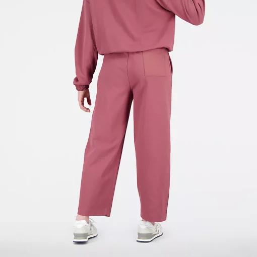 New Balance Athletics Remastered Textured Doubleknit Pant Washed Burgundy