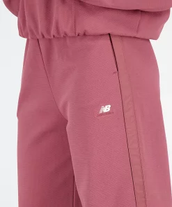New Balance Athletics Remastered Textured Doubleknit Pant Washed Burgundy