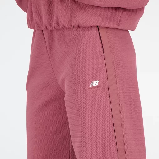 New Balance Athletics Remastered Textured Doubleknit Pant Washed Burgundy
