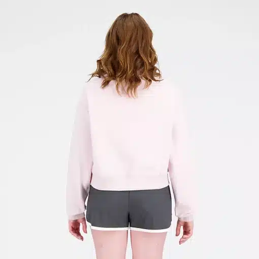 New Balance Athletics Remastered French Terry 1/4 Zip Stone Pink