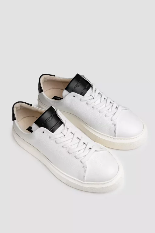 Sneaky Steve Starlight Leather Shoe White/Black