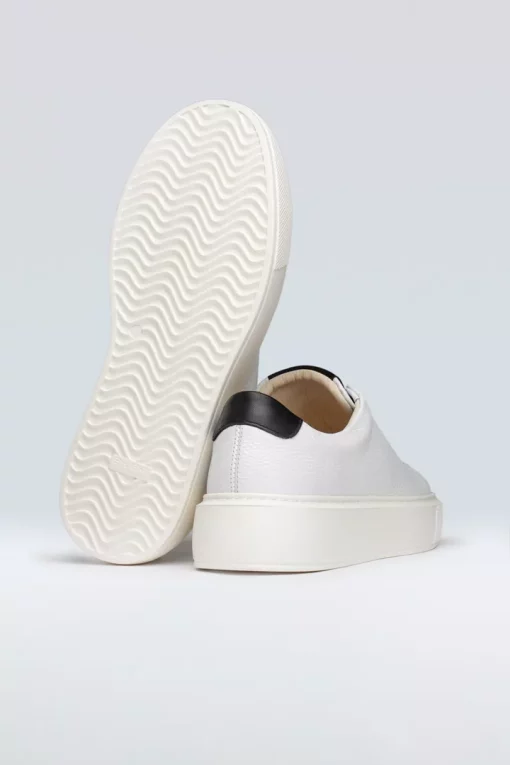 Sneaky Steve Starlight Leather Shoe White/Black