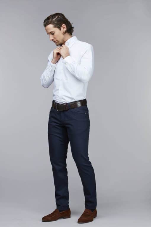 Hansen & Jacob 5-Pkt Cut´n Sew Pan Oxford Navy