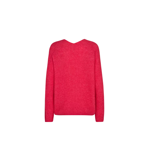 Mos Mosh Thora V-neck Knit Teaberry