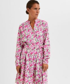 Selected Femme Mivi Short Aop Dress Black