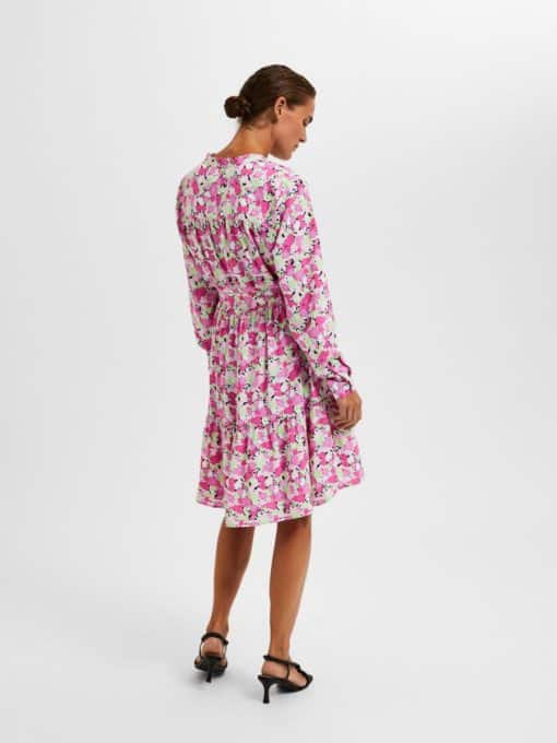 Selected Femme Mivi Short Aop Dress Black