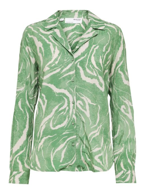 Selected Femme Sirine Shirt Absinthe Green