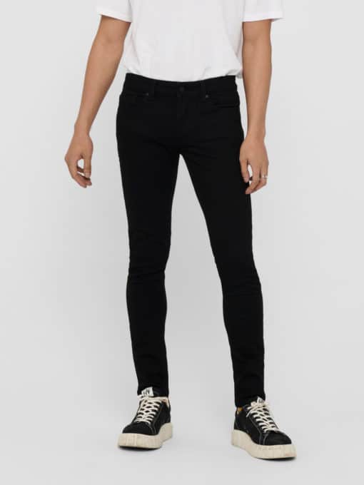 Only & Sons Warp Life Skinny Fit Jeans Black