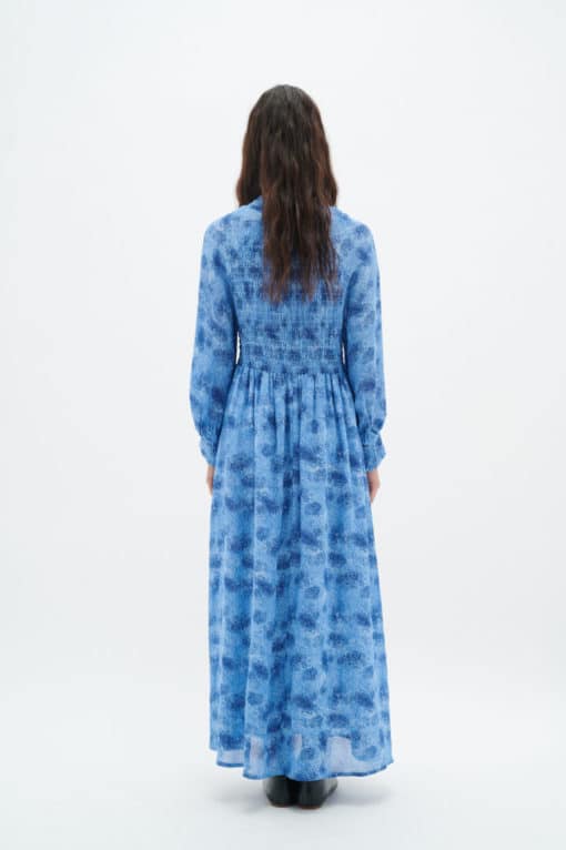 InWear Davila Long Dress Blue Dancing Wall