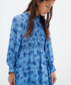 InWear Davila Long Dress Blue Dancing Wall