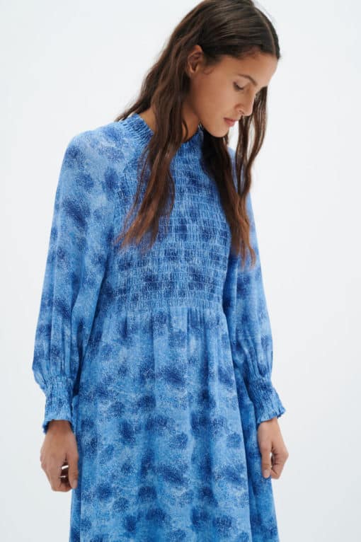 InWear Davila Long Dress Blue Dancing Wall