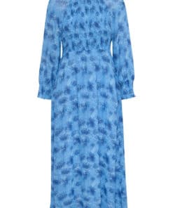 InWear Davila Long Dress Blue Dancing Wall