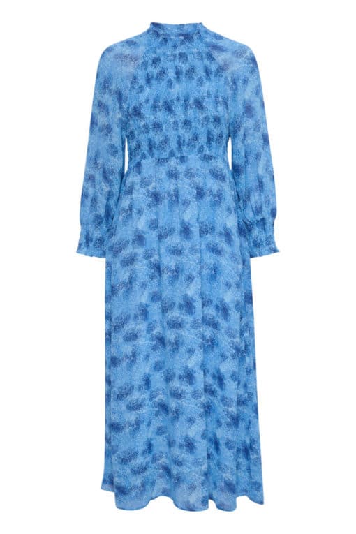 InWear Davila Long Dress Blue Dancing Wall