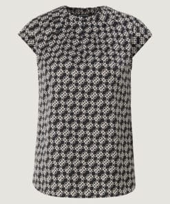 Comma, Blouse Top Black