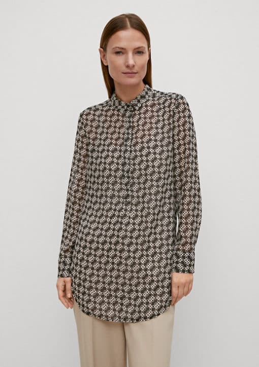 Comma, Tunic Blouse Black