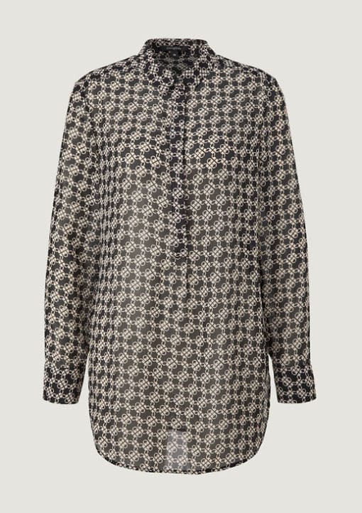 Comma, Tunic Blouse Black
