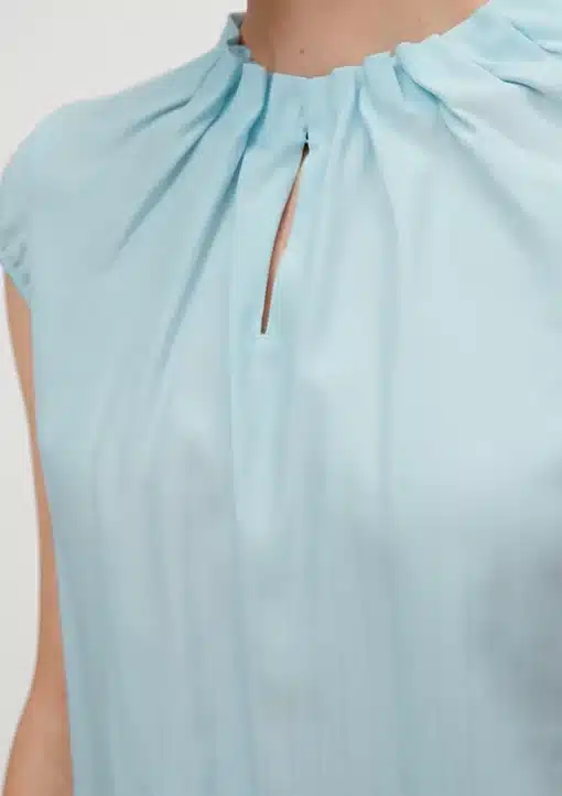 Comma, Blouse Top Arctic Blue