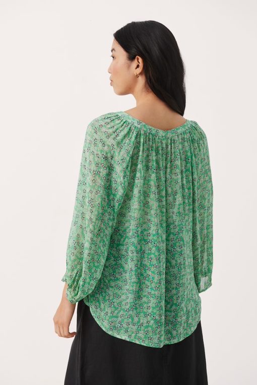 Part Two Erdonae Blouse Greenbrair Mini Flower