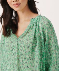 Part Two Erdonae Blouse Greenbrair Mini Flower