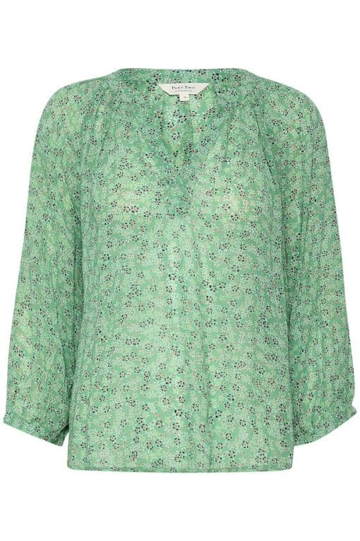 Part Two Erdonae Blouse Greenbrair Mini Flower