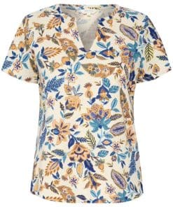 Part Two Gesinas T-Shirt Blue Craft Flower