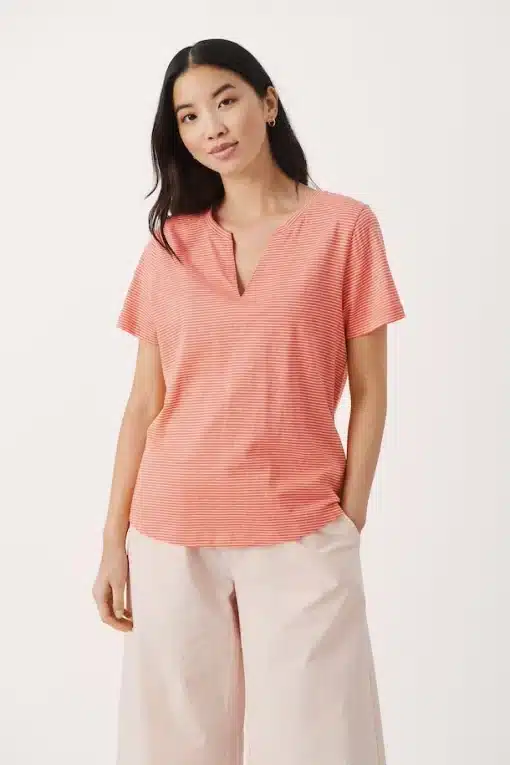 Part Two Gesinas T-Shirt Porcelain Rose Stripe