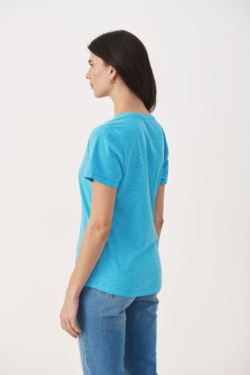 Part Two Gesinas T-Shirt Swim Cap Stripe