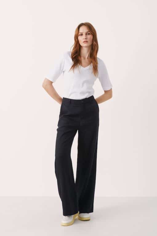 Part Two Ninnes Pants Dark Navy