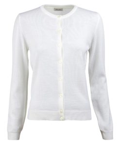 Stenströms Sigrid Merino Cardigan White