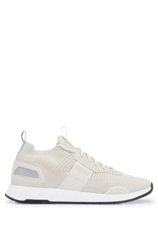 Boss Titanium Runners Light Beige