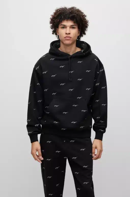 Hugo Dortalezza Hoodie Black