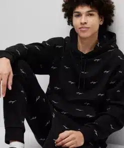 Hugo Dortalezza Hoodie Black