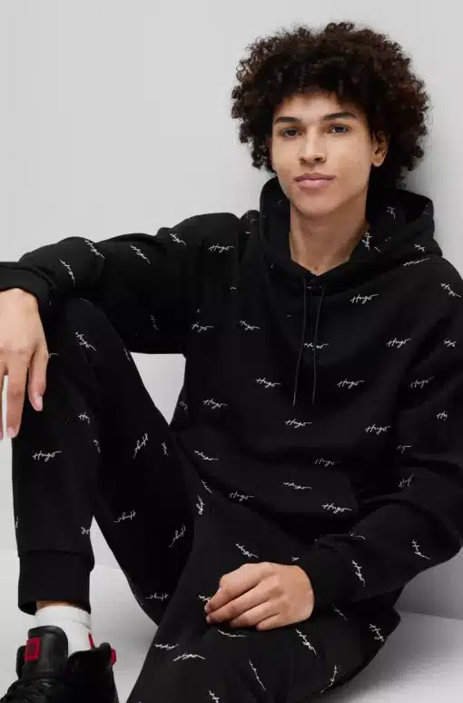 Hugo Dortalezza Hoodie Black