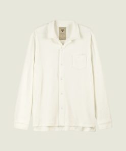 OAS White Terry Camisa Shirt