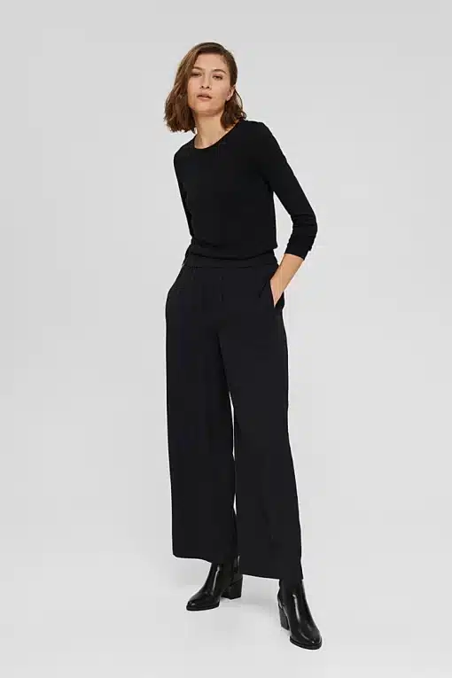 Esprit Long Sleeve Tee Black