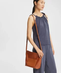 Esprit Shoulder Bag Rust Brown