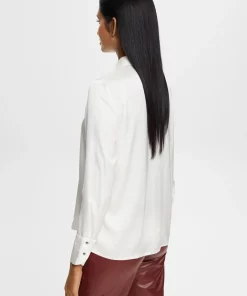 Esprit Satin Blouse Off White