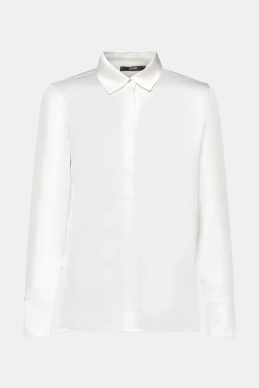 Esprit Satin Blouse Off White