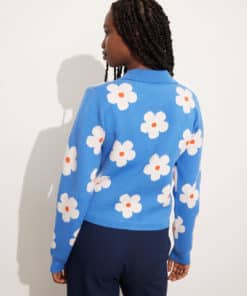 Envii Ennettle Zip Cardigan Anemone Aop