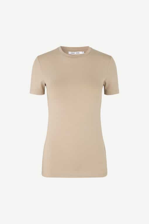 Samsoe & Samsoe Ester ss T-shirt Hummus