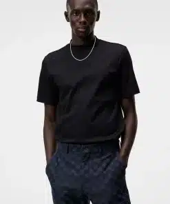 J.Lindeberg Ace Mock Neck T-shirt Black