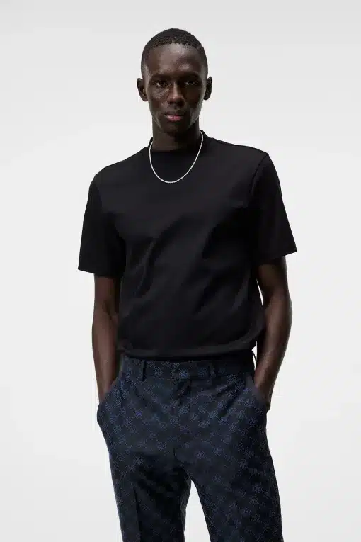 J.Lindeberg Ace Mock Neck T-shirt Black