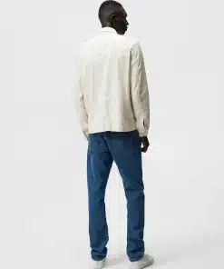 J.Lindeberg Errol Linen Workwear Overshirt Turtledove