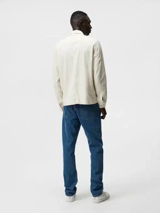 J.Lindeberg Errol Linen Workwear Overshirt Turtledove