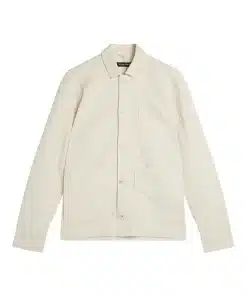 J.Lindeberg Errol Linen Workwear Overshirt Turtledove