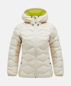 Peak Performance Helium Down Hood Jacket Women Sand Fog