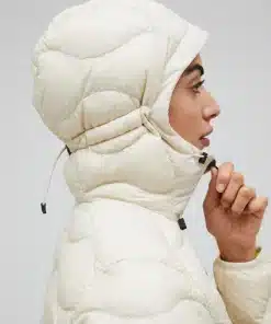 Peak Performance Helium Down Hood Jacket Women Sand Fog