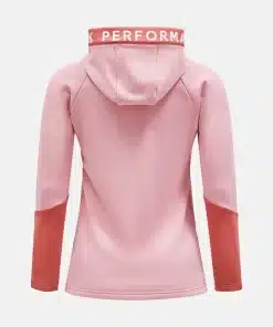 Peak Performance Rider Zip Hood Women Warm Blush/Trek Pink
